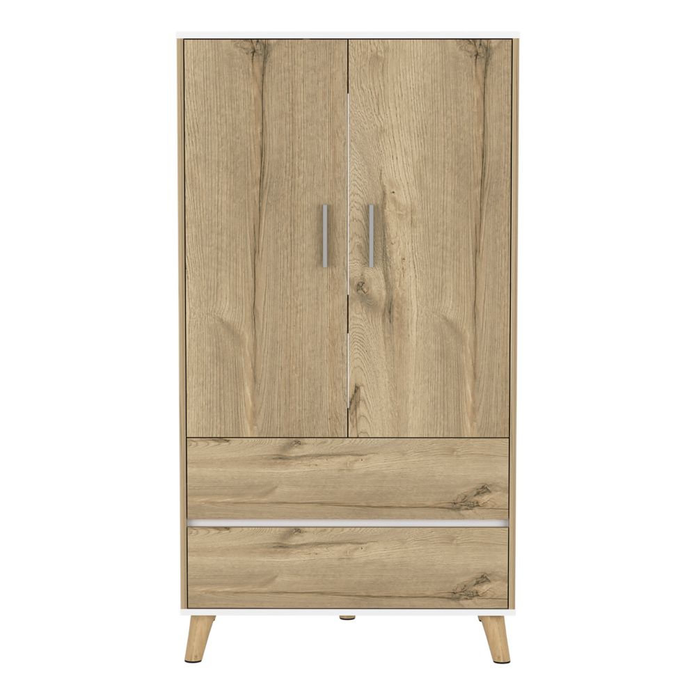 Closet Z Color Duna y Blanco Para Dormitorio