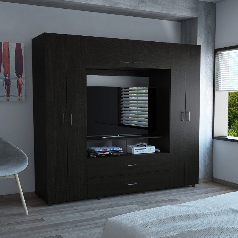 Closet Manila Z Color 200 Wengue Para Dormitorio