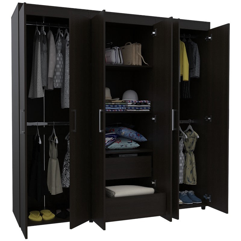 Closet Amatista Color Wengue Para Dormitorio