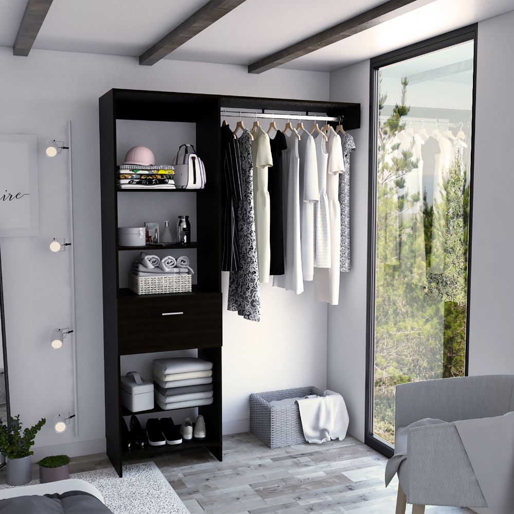 Closet Manchester Color Wengue Para Dormitorio