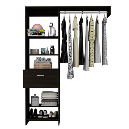 Closet Manchester Color Wengue Para Dormitorio