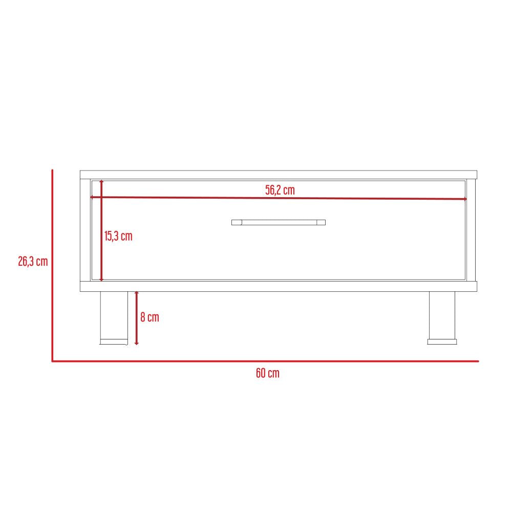 Panel TV + Arrimo + Mesa de Centro Color Rovere Para Sala De Estar