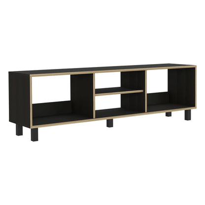 Rack TV + Mesa de Centro Torence Color Nomik Wengue y Duna Para Sala De Estar