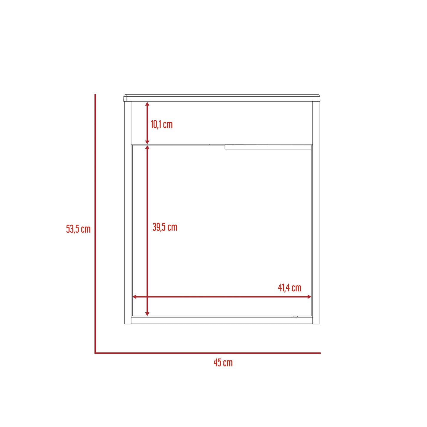 Mueble Lavamanos Flotante Carter Color Duna y Blanco Para Baño