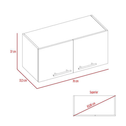 Mueble Sobre Campana Color Manchester Blanco Para Cocina