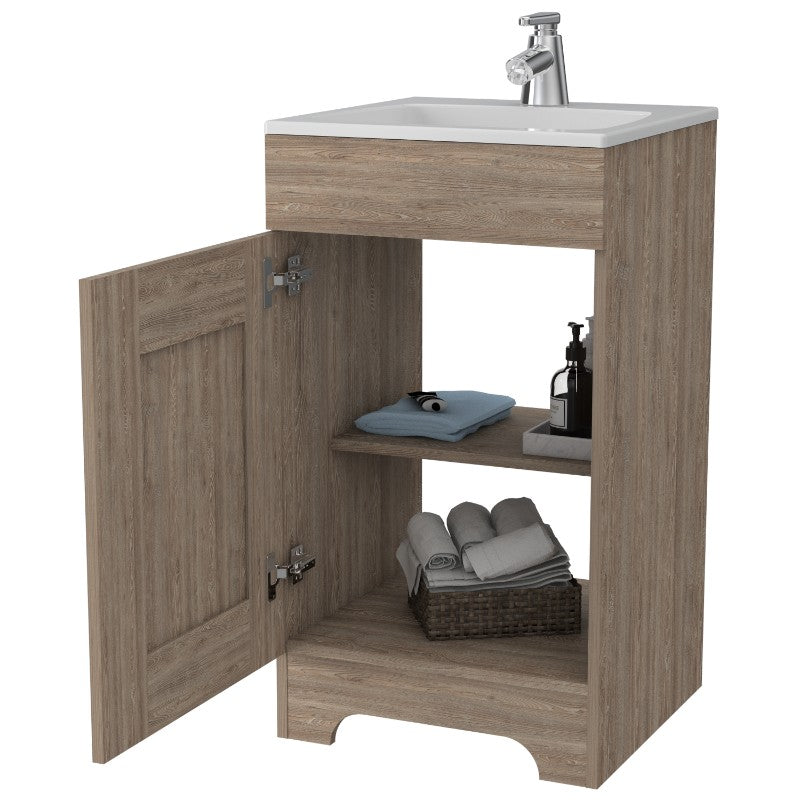 Mueble de Lavamanos Barcelona Color Miel Para Baño