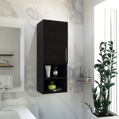 Mueble Auxiliar de Baño Barcelona Color Wengue Para Baño