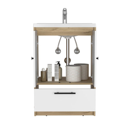Mueble Optimizador Lavamanos Color Bath Bi Color B Para Baño