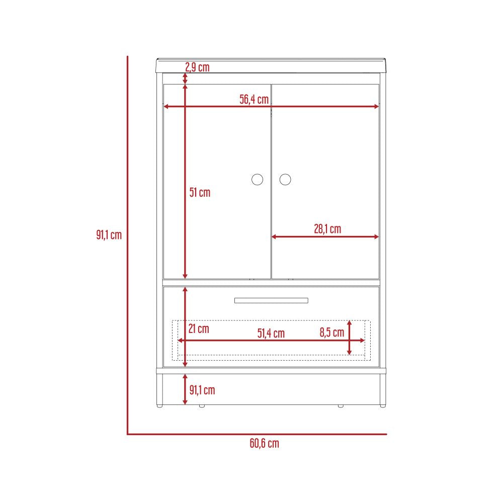 Mueble Optimizador Lavamanos Color Bath Bi Color B Para Baño