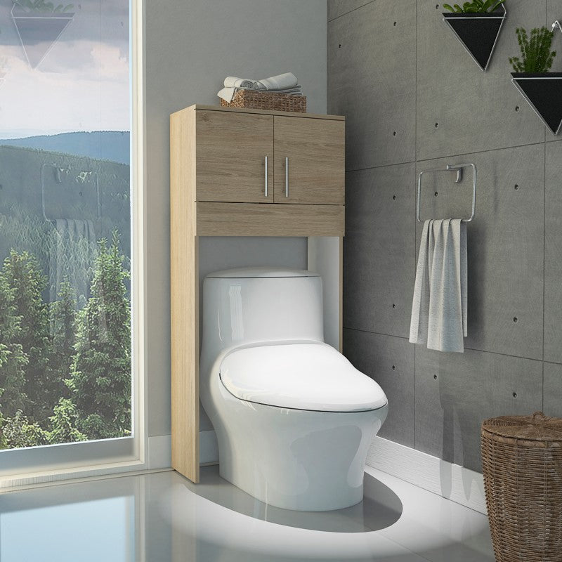 Optimizador Baño Bath Color Rovere y Blanco Para Baño