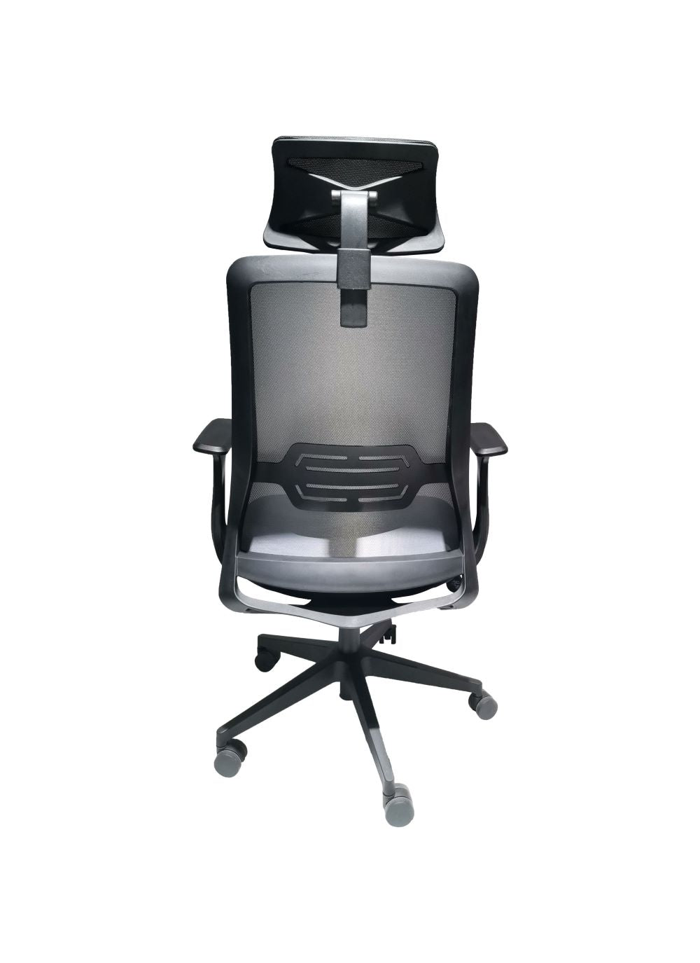 Silla Escritorio Livia Color Negro y Gris Para Oficina